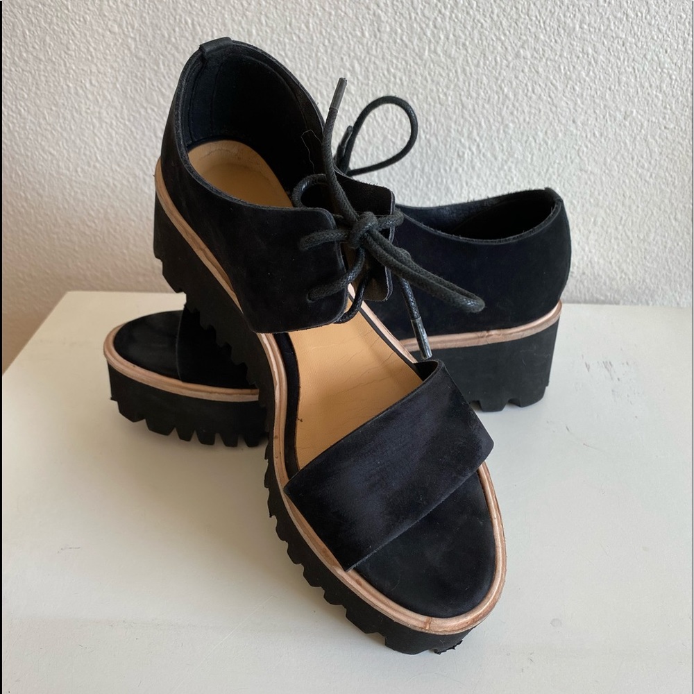 Black Platform Sandal